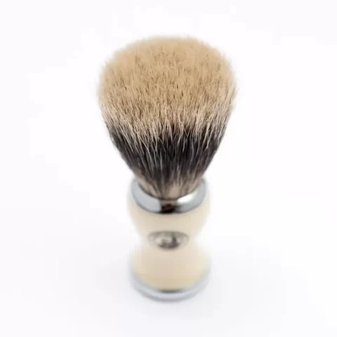 Super badger shaving brush top view